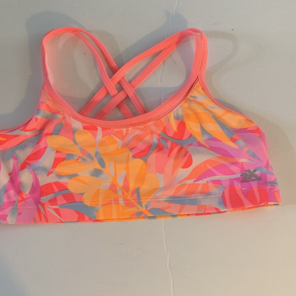 ZeroXPosur Swimwear, Bikini Set, Sz L, 14, Tie Dye, Neon, Boho, Pastel, NWOT - Picture 8 of 16